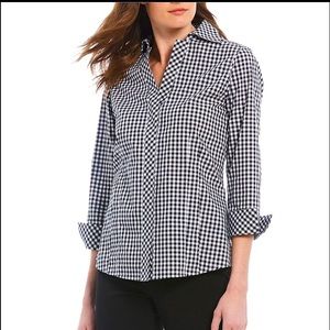 Investments Gold Label checkered shirt. Size 10